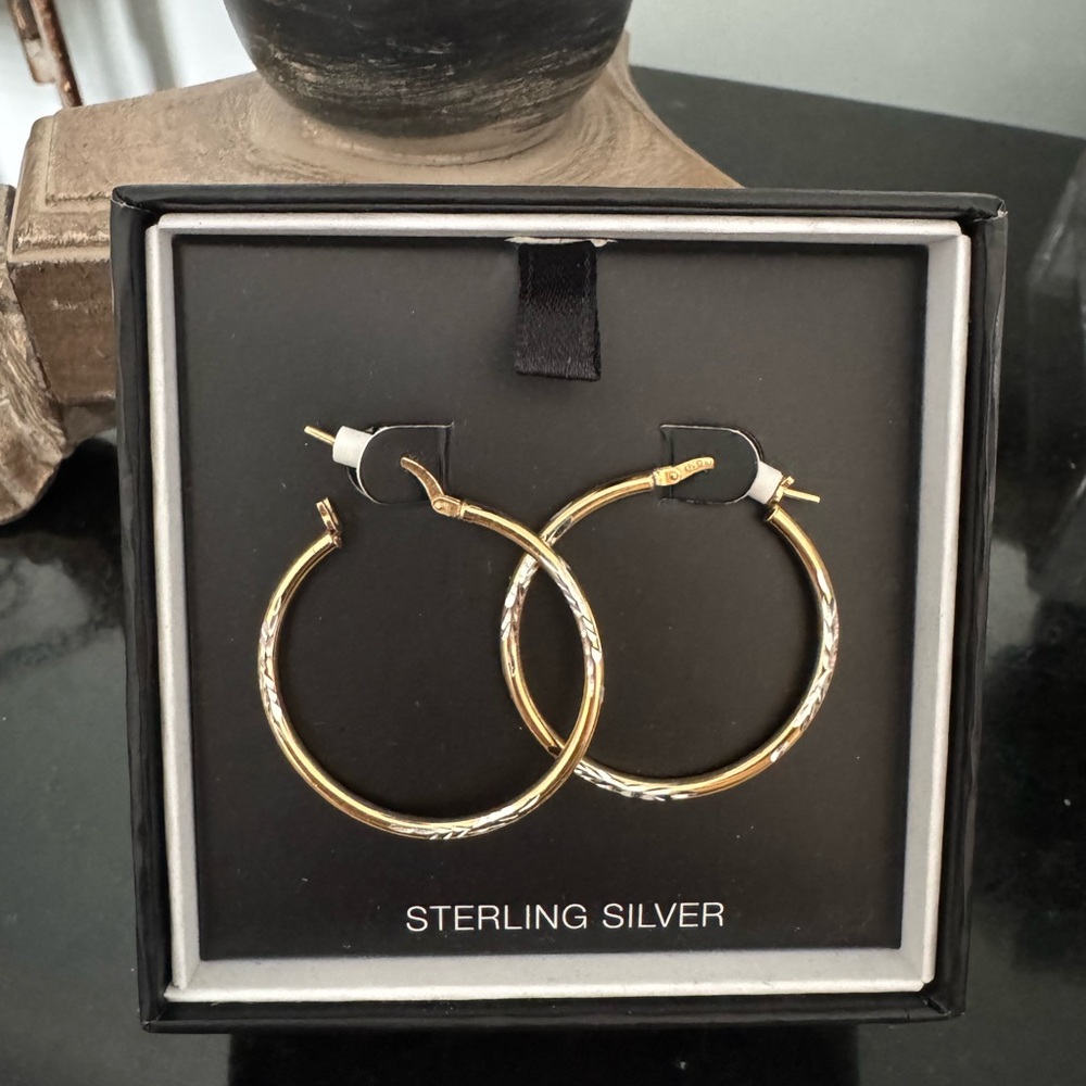 Sterling Silver Hoops